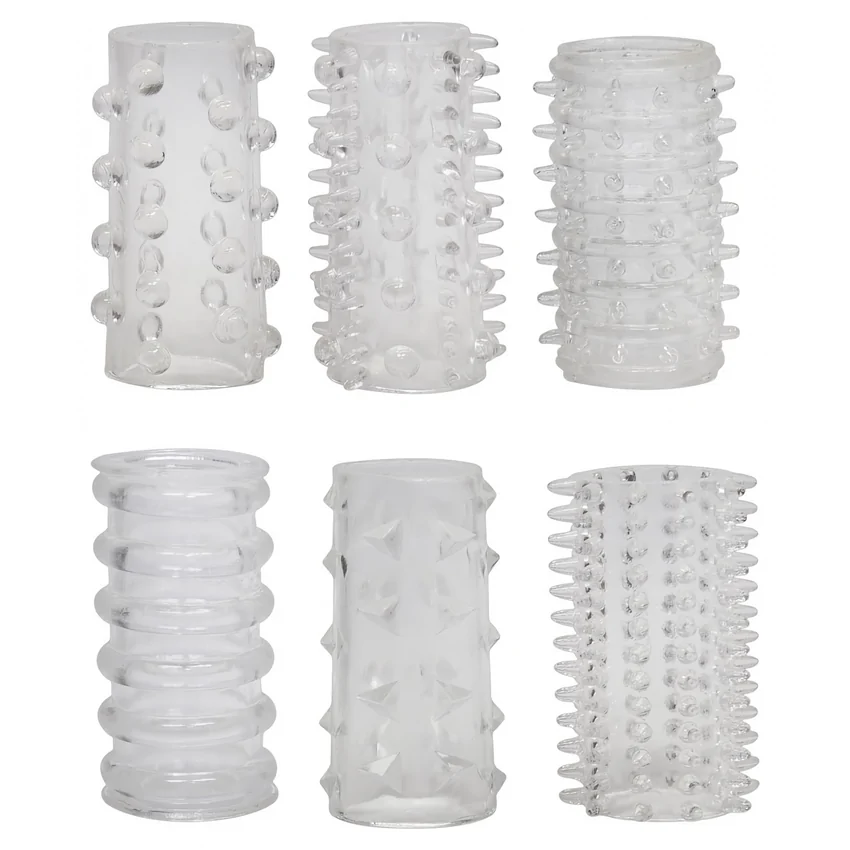 Set Manșoane Red Roses 6buc Transparent