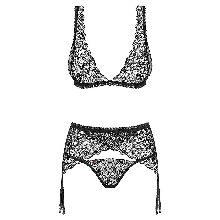Set Negru Obsessive Firella S-M