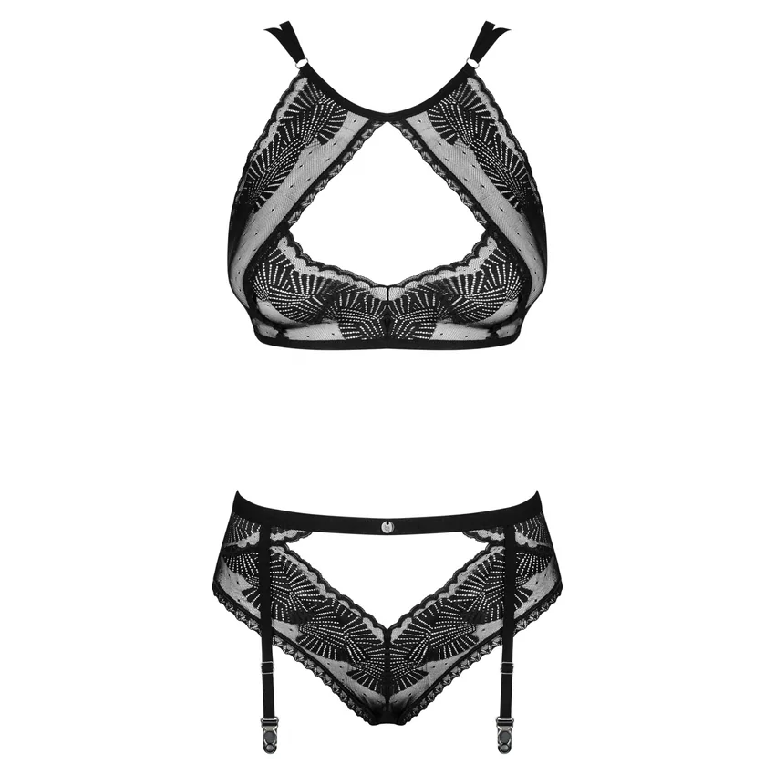 Set Obsessive Allastia Negru S-M