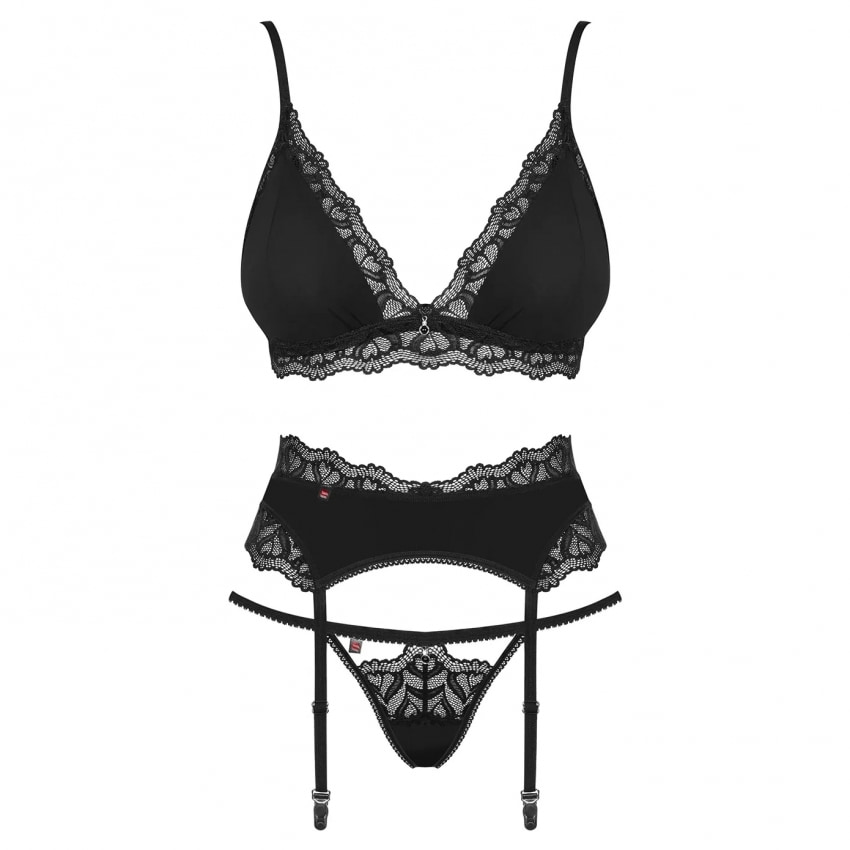 Set Obsessive Arisha Negru S-M