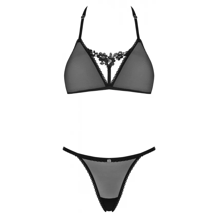 Set Obsessive Celia Noir 2 Piese Negru M-L