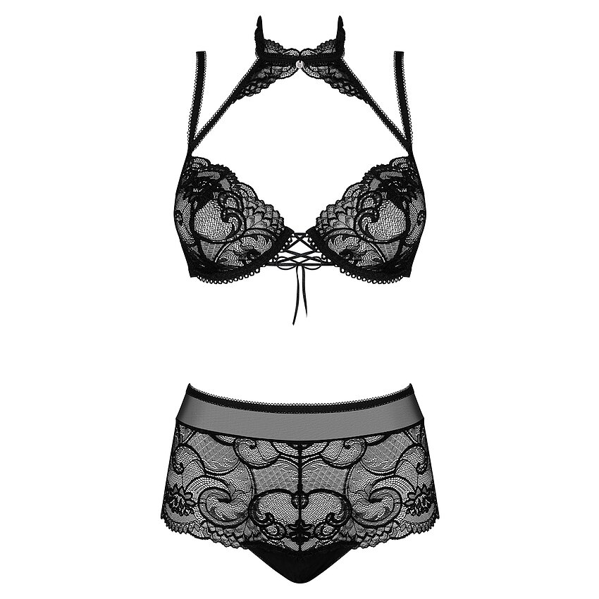 Set Obsessive Elizenes Negru L-XL