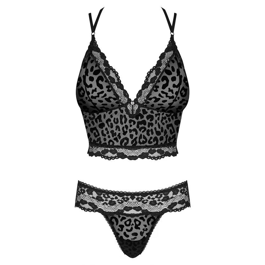 Set Obsessive Giully Negru L-XL