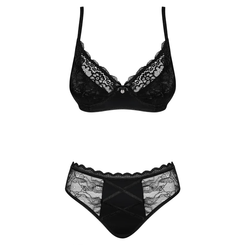Set Obsessive Laurise Negru 2XL
