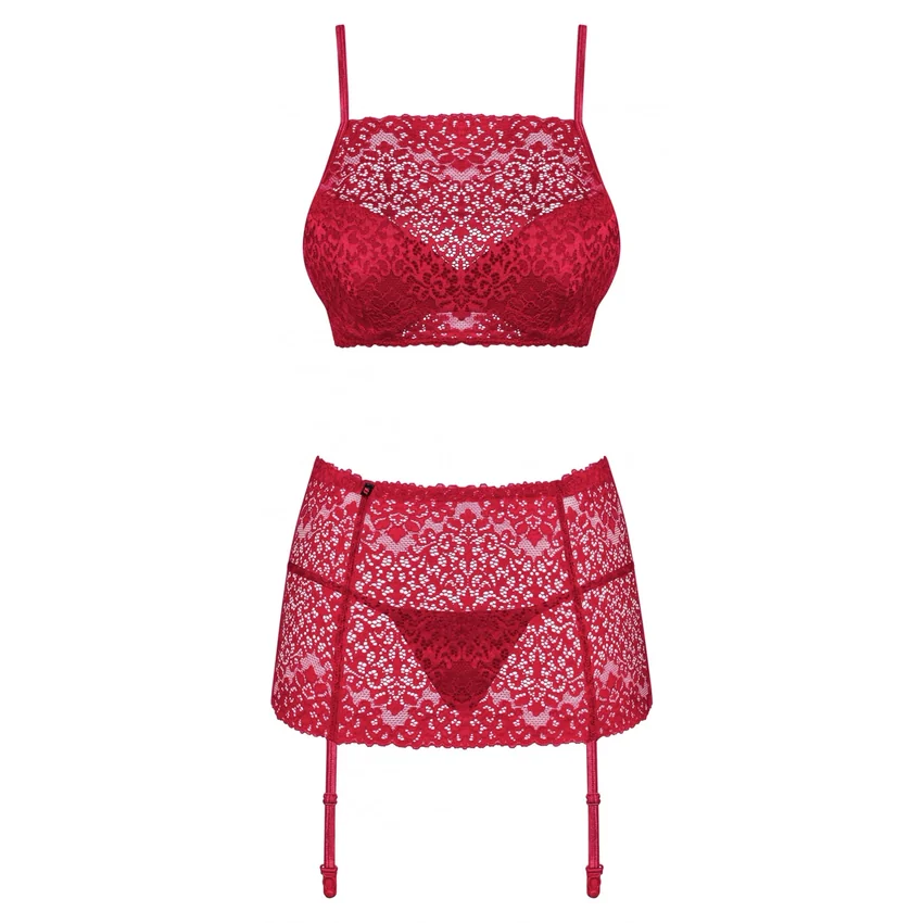 Set Obsessive Lividia Roșu S-M