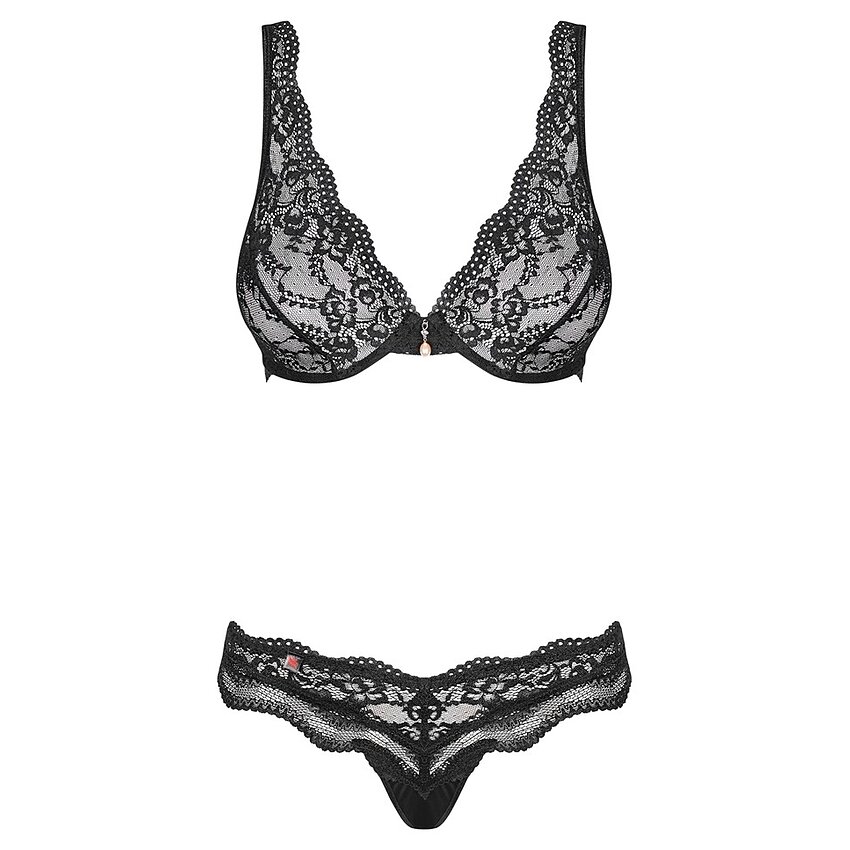 Set Obsessive Luvae Negru S-M