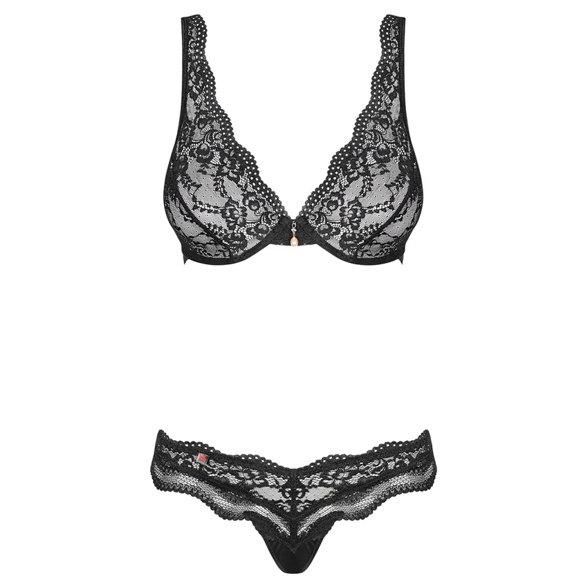 Set Obsessive Luvae Negru S-M