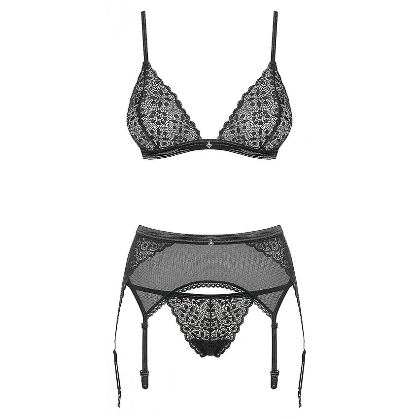 Set Obsessive Shibu Negru L-XL