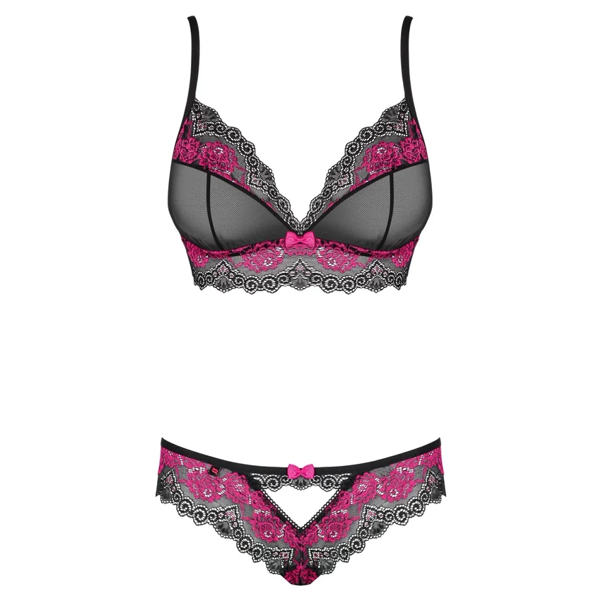 Set Obsessive Tulia Negru S-M