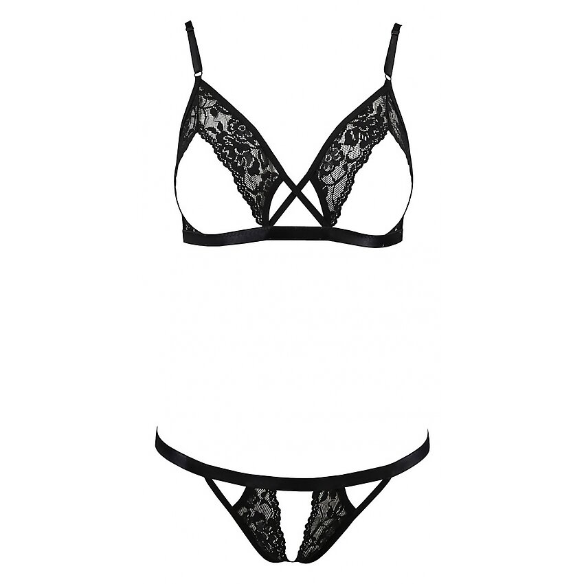 Set Passion Diabolină Negru 2XL-3XL