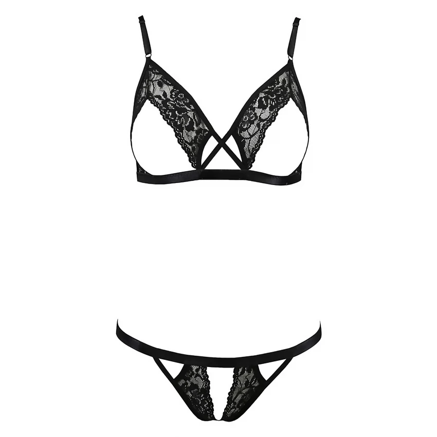 Set Passion Diabolină Negru 2XL-3XL