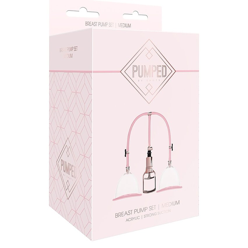 Set Pompă Sâni Medium Rose Gold