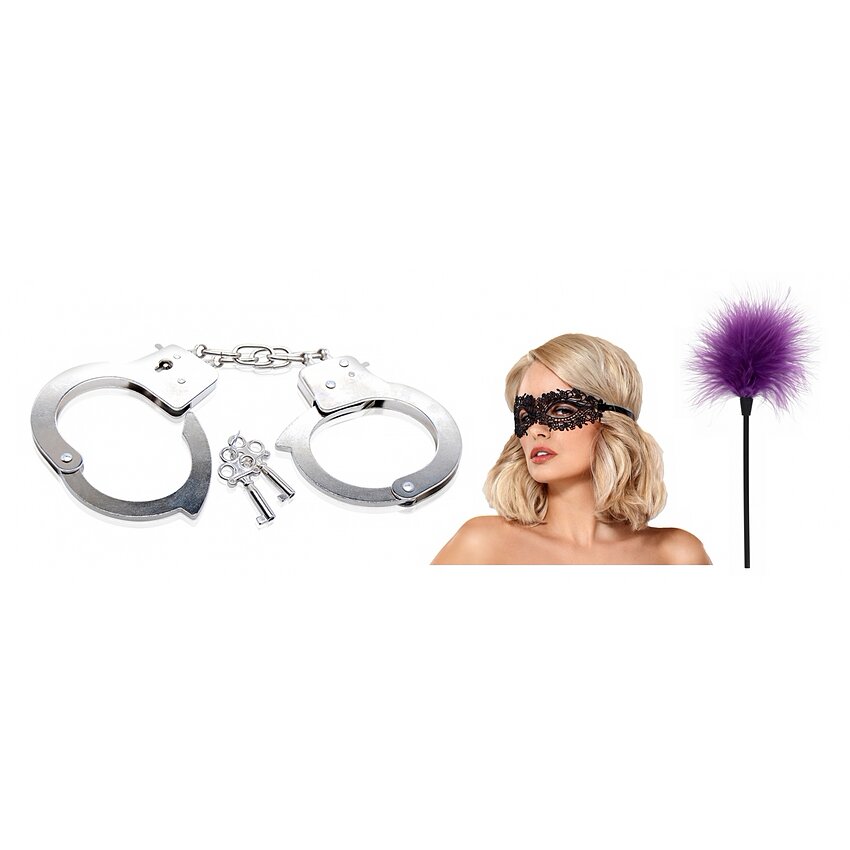 Set Seducție Intensă: Pene, Mister și Control