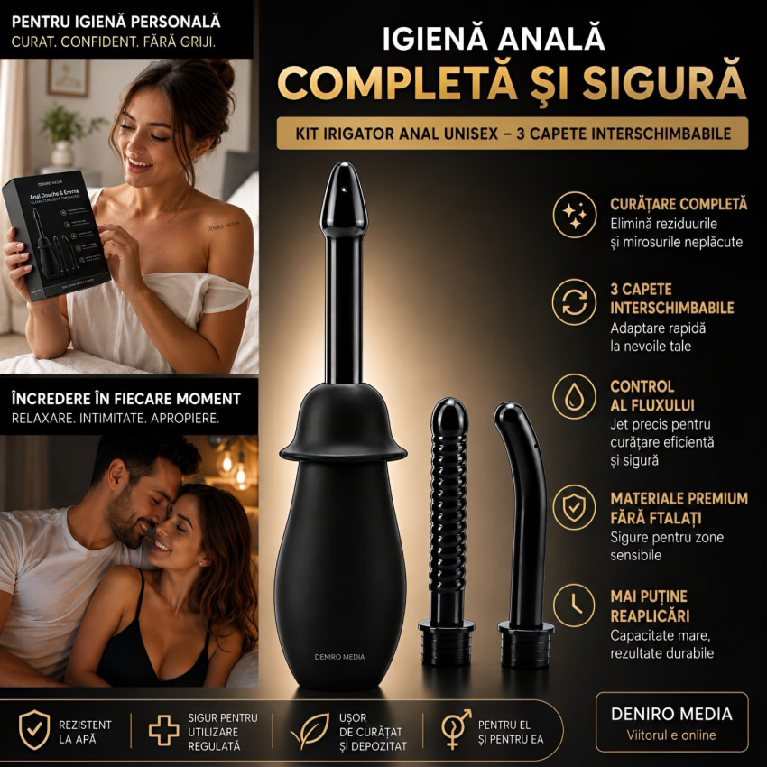 Setul De Igienă Intimă Secretă Unisex Negru