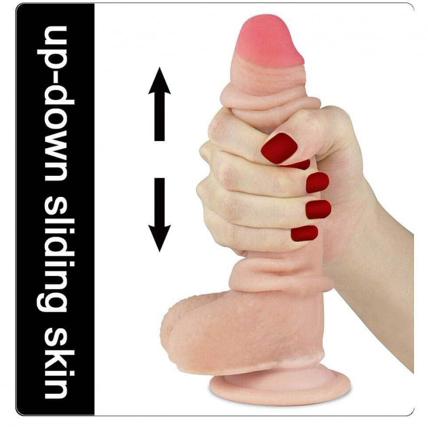 Sliding Skin Cu Ventuză 17cm