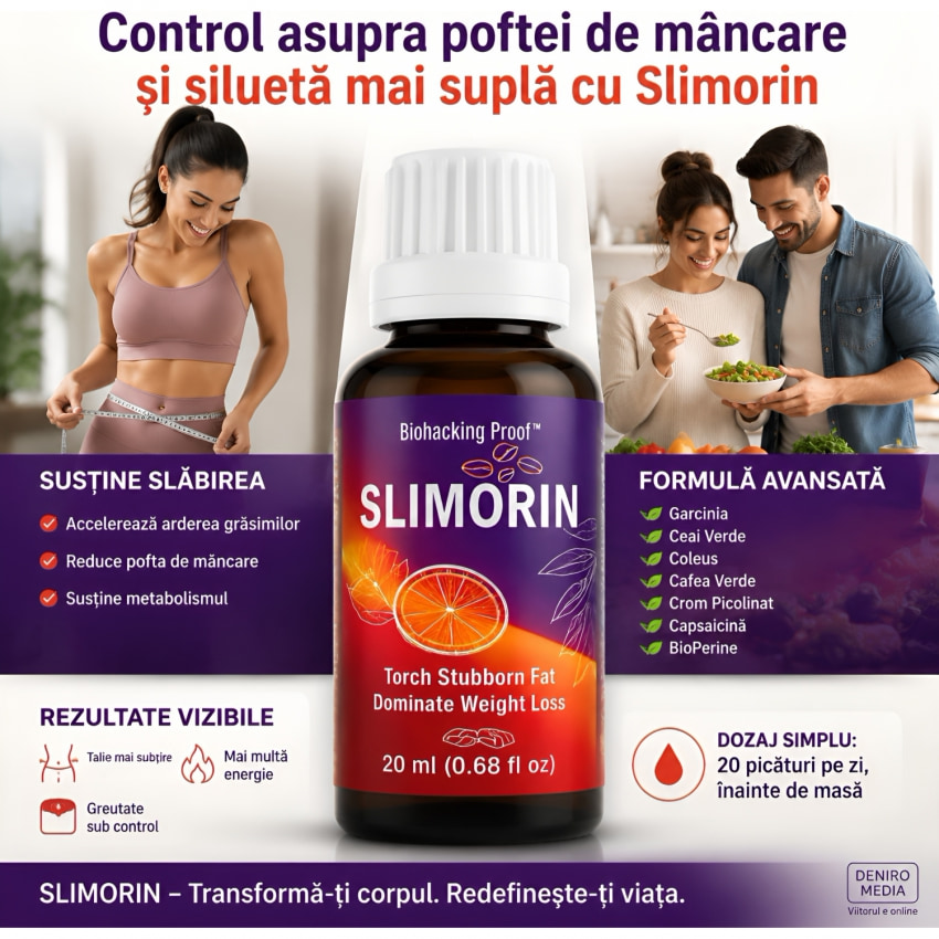 Slimorin Picături De Slăbire cu Plante Reale 20 ml