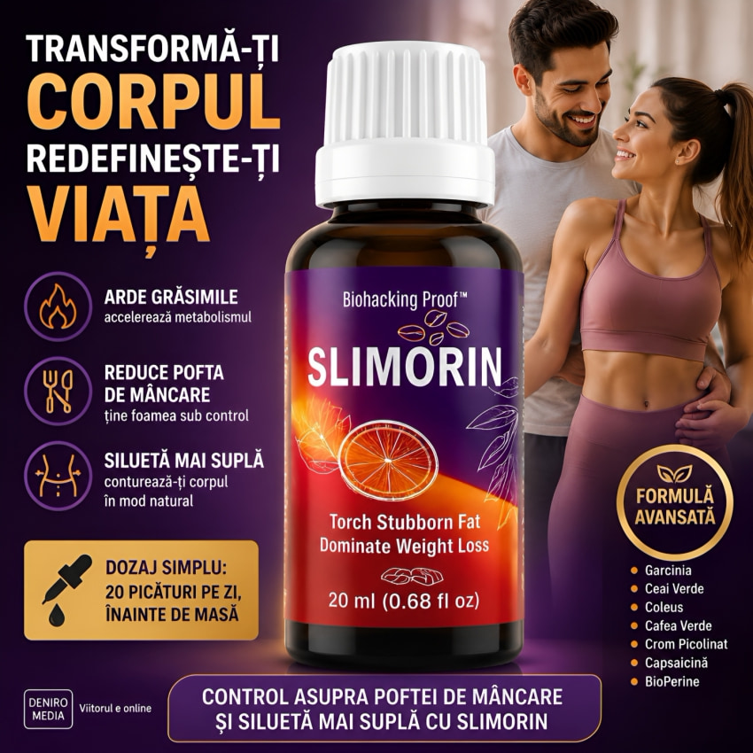 Slimorin Picături De Slăbire cu Vegetale Reale 20 ml