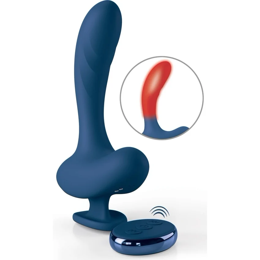 Solis Kyrios JimmyJane, Vibrator Anal 10 Moduri încălzire Albastru