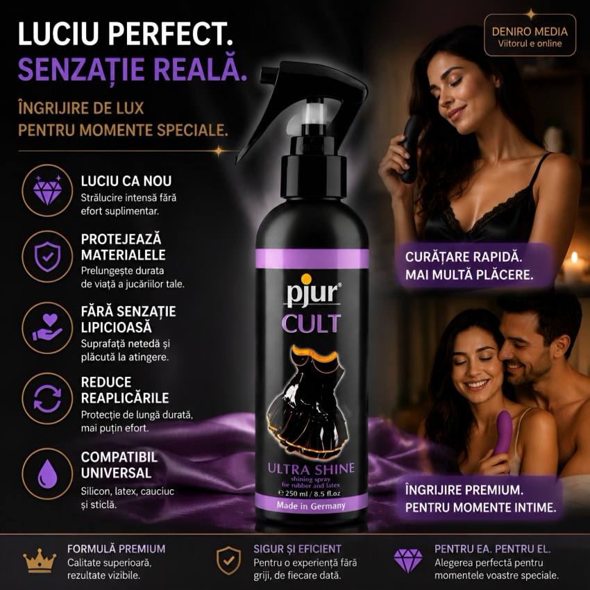 Soluție Curățare Pjur Super Scânteiere 250ml