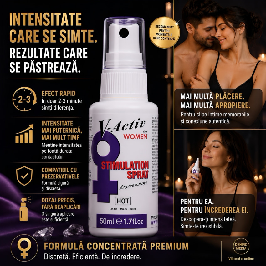 Spray De Stimulare Senzuală V-Activ 50 ml
