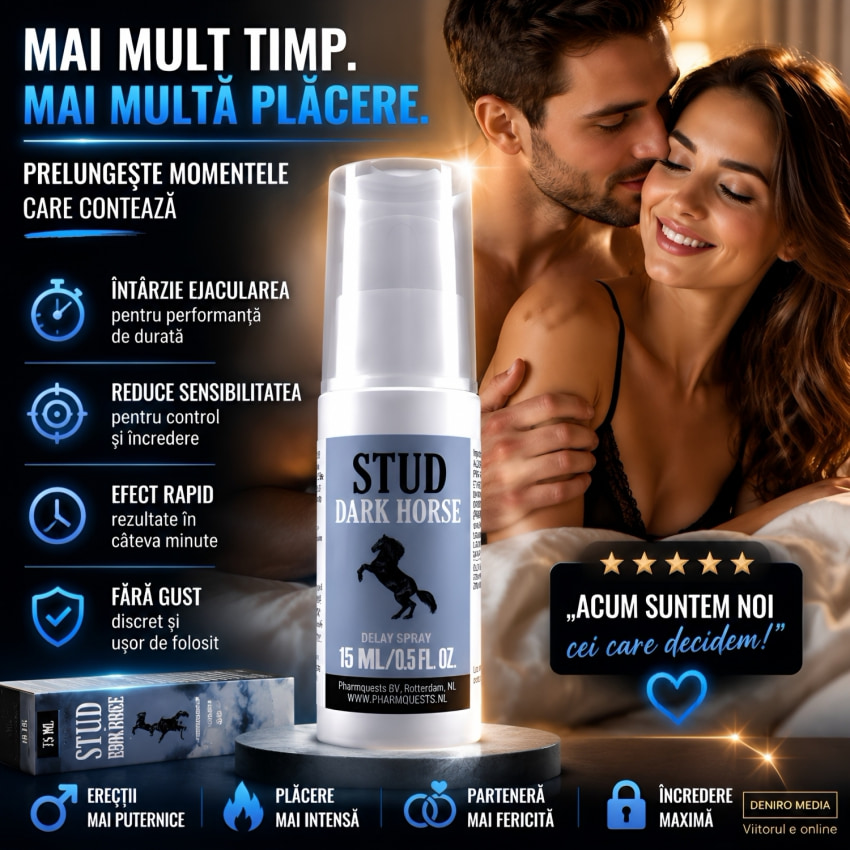 Spray Ejaculare Prea rapidă Stud Dark Horse 15 ml