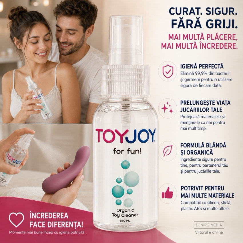 Spray Organic Dezinfectant ToyJoy 150ml