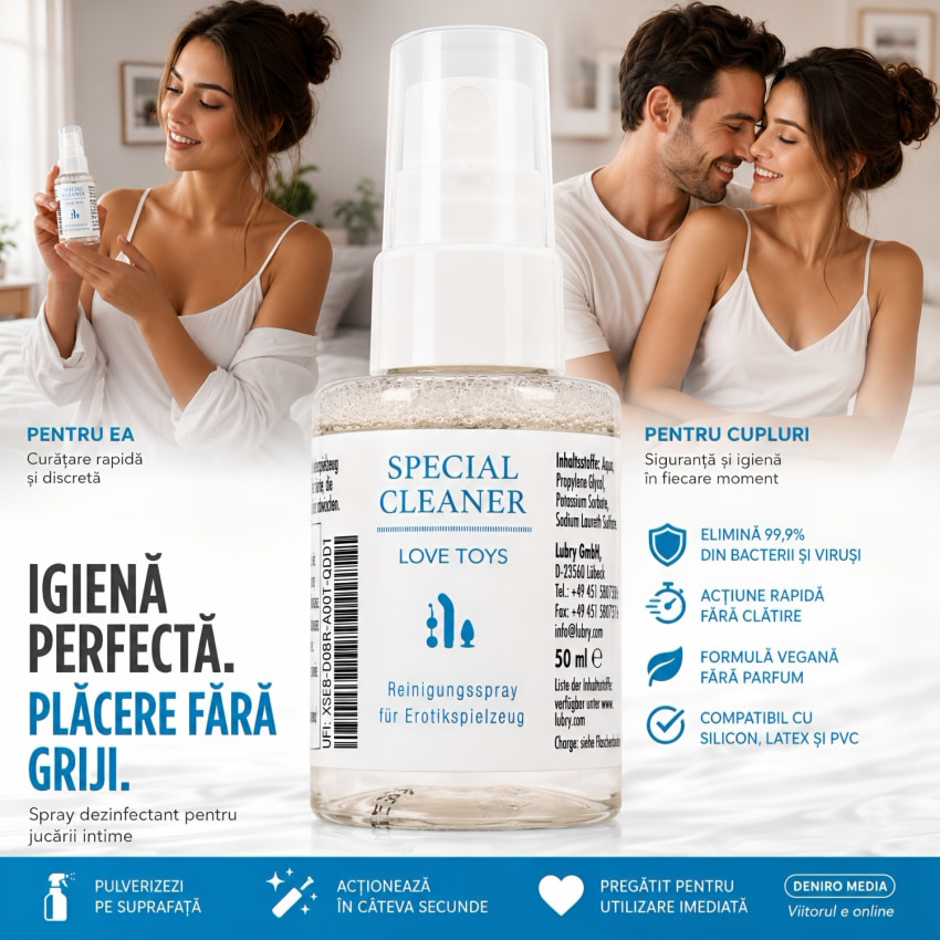 Spray Pentru Curățarea Jucăriilor Erotice 50ml