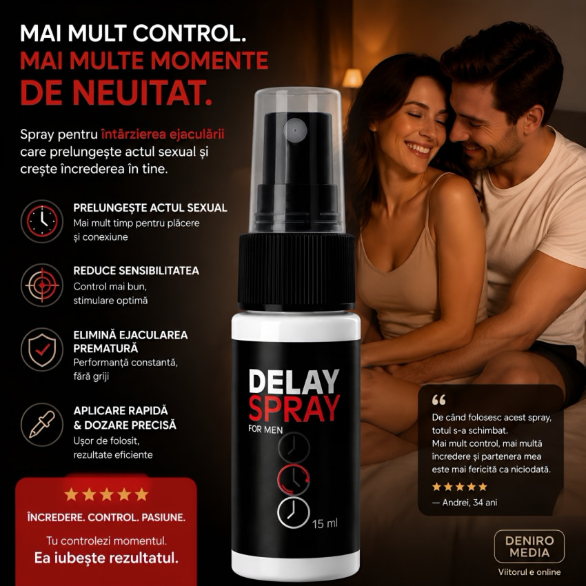 Spray Pentru Ejaculare Timpurie Delay 15ml