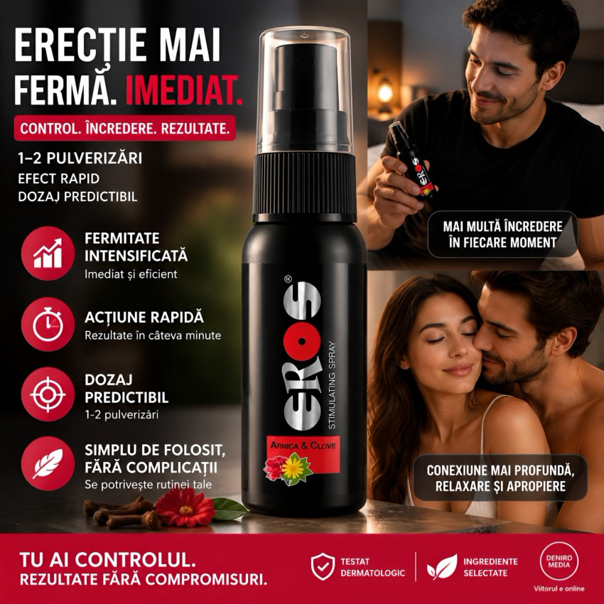 Spray Stârnire Erecție Eros Arnica And Clove 30ml