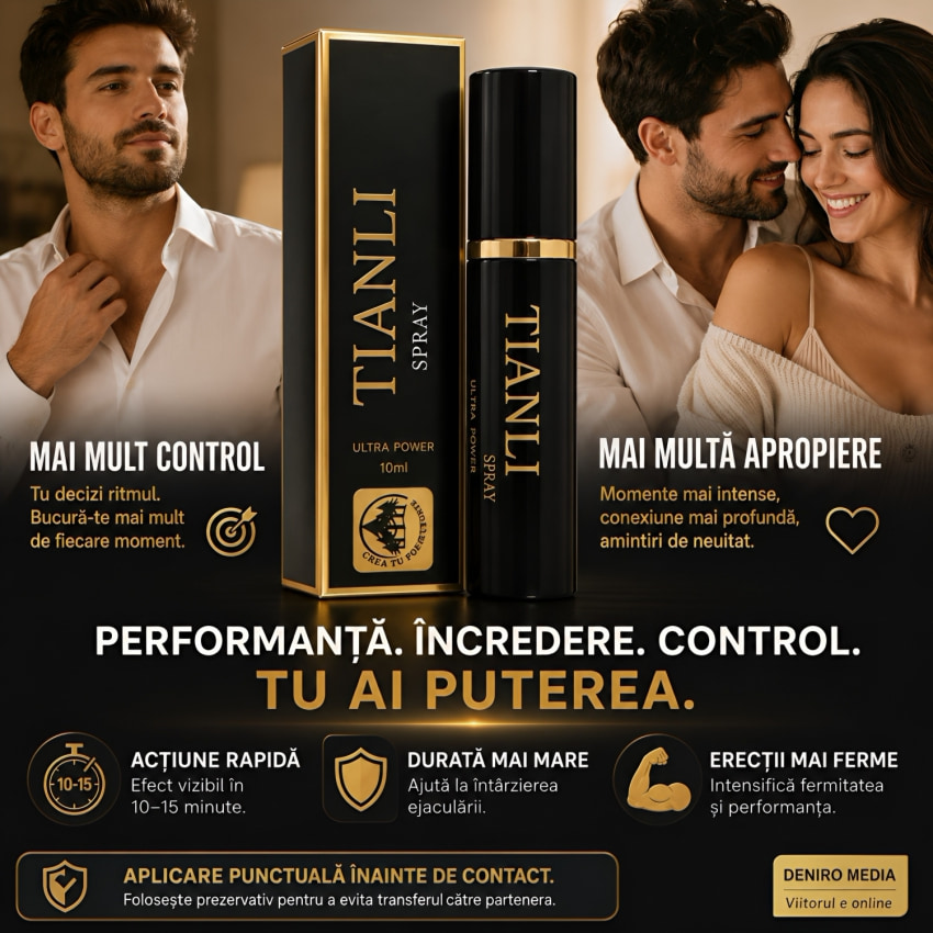 Spray Tianli Pentru Întârzierea Emiterii spermei Timpurie 10ml