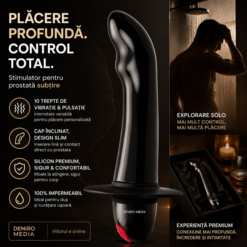 Stimulator Prostată Quest Negru