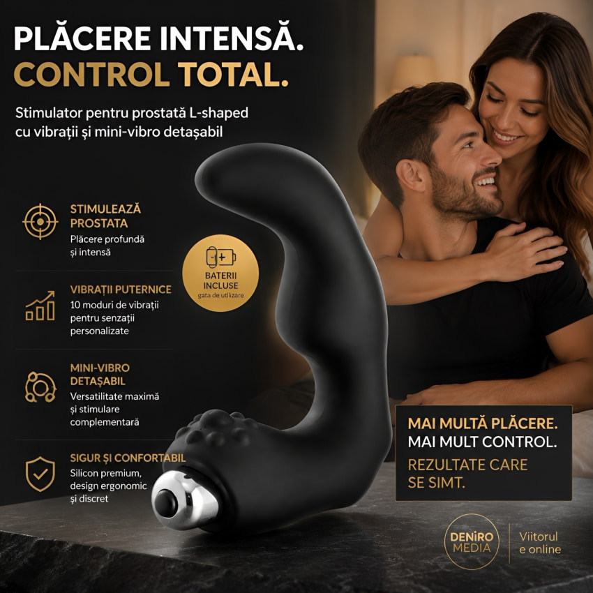 Stimulator Prostată Rebel Negru