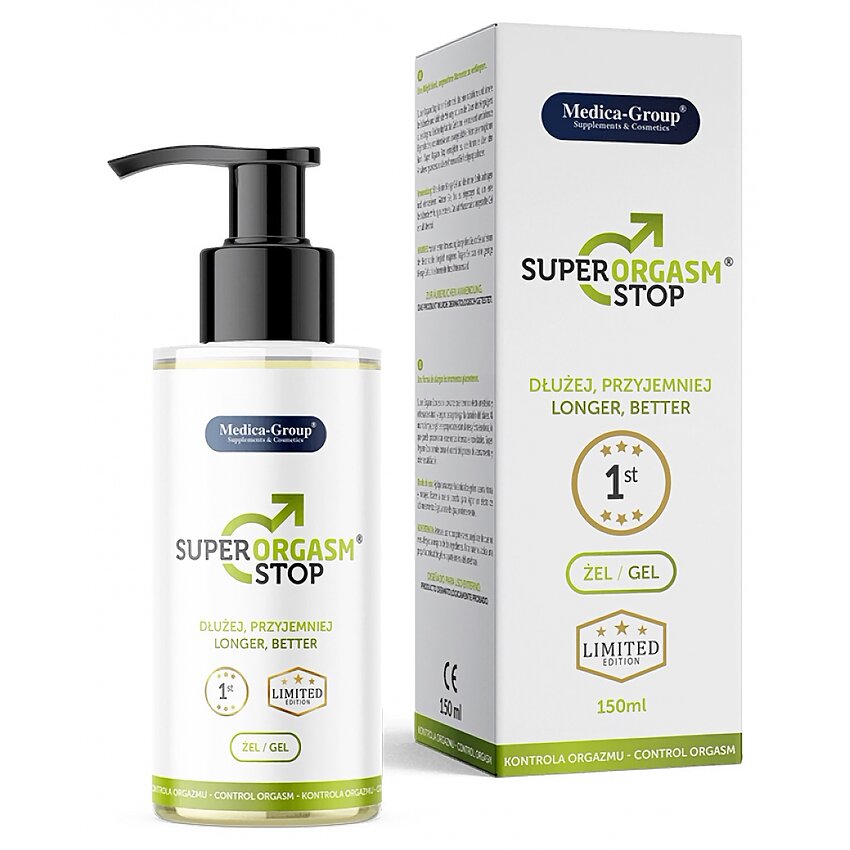 Super Orgasm Stop Gel Întârziere Ejaculare 150ml