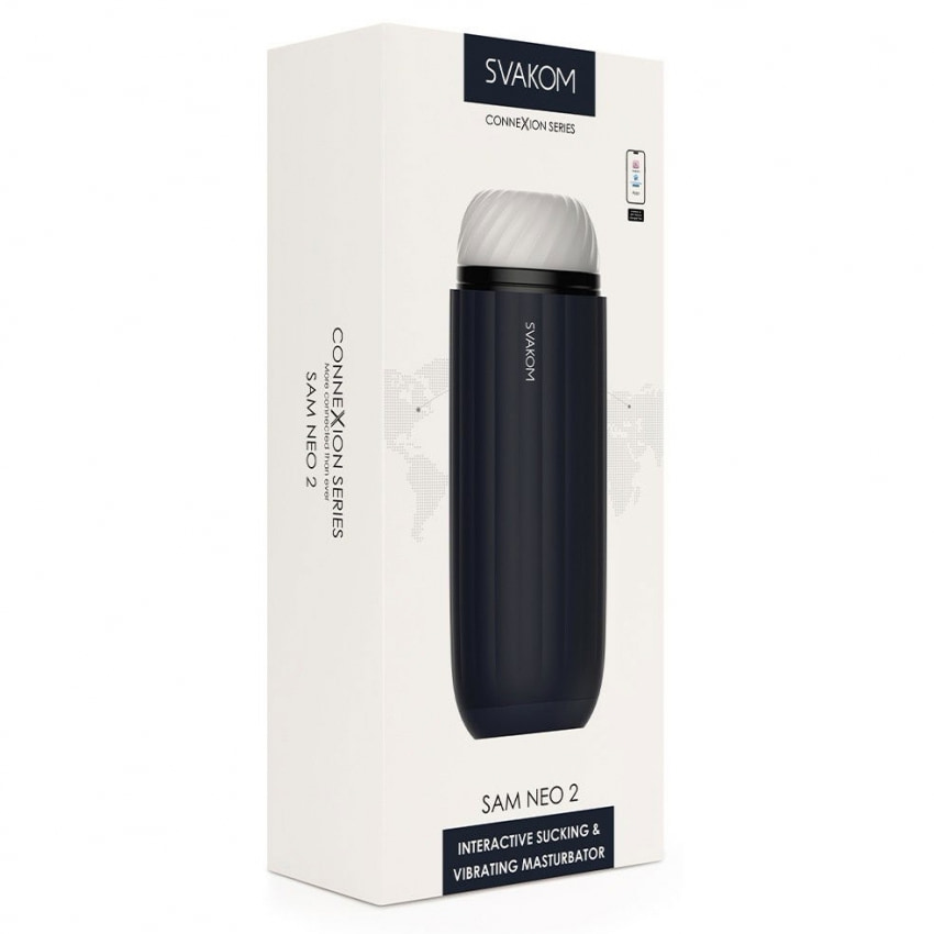 Svakom Sam Neo 2, 15 Moduri, Bluetooth, Reîncărcabil Albastru