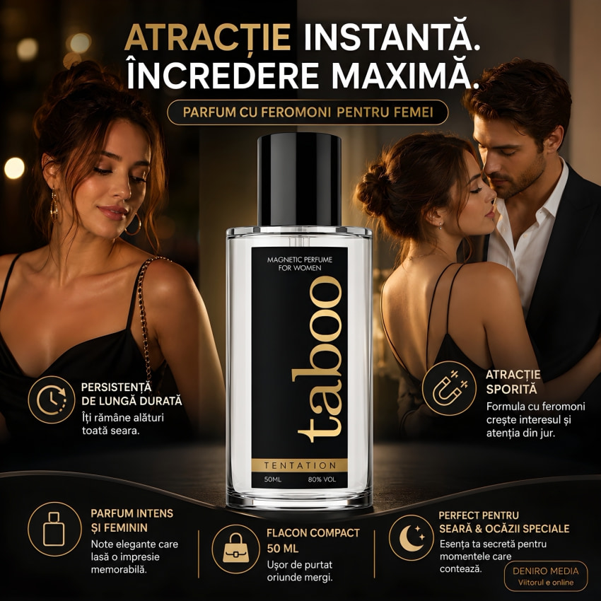 Taboo Esență Tentantă Cu Hormoni de atracție De Atracție Feminini 50ml