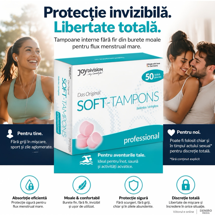 Tampoane Interne Autentic Soft Natural Profesional