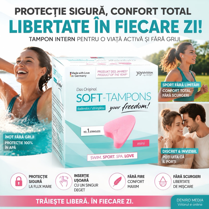 Tampoane Interne Autentic Soft-Tampon 3 buc