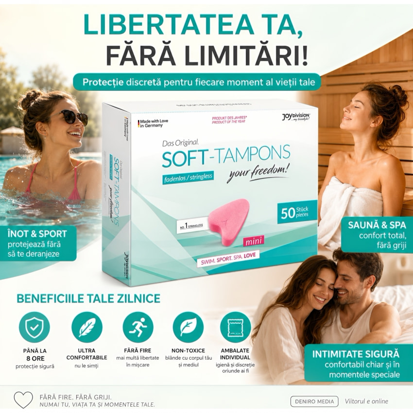 Tampoane Mini Interne Autentic Soft 50 buc