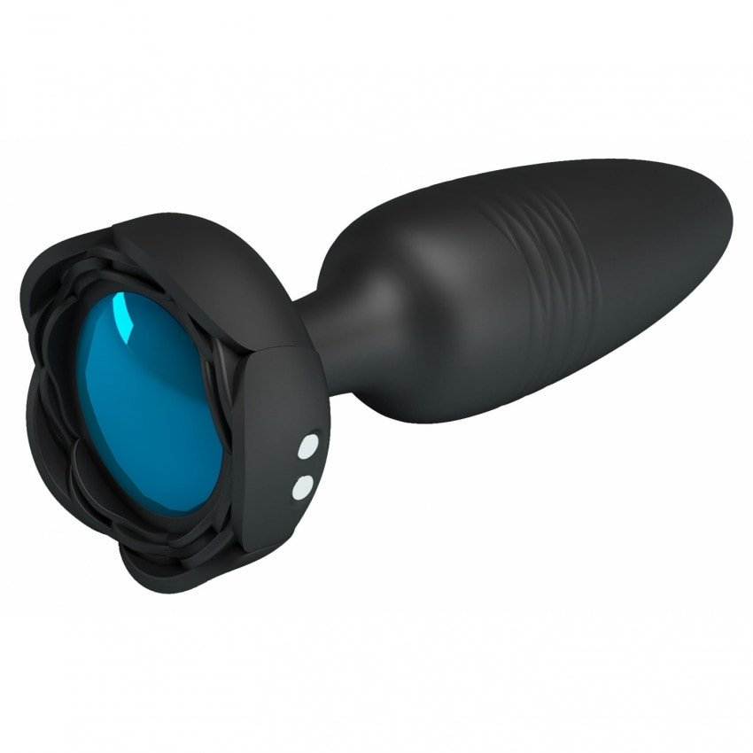 Tarion Plug Anal cu Împingere Automată 10x10 Moduri Negru