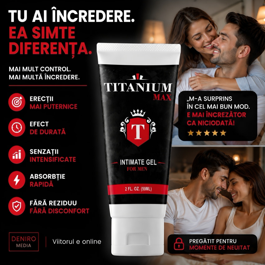Titanium Max Gel Mărirea Penisului 59ml