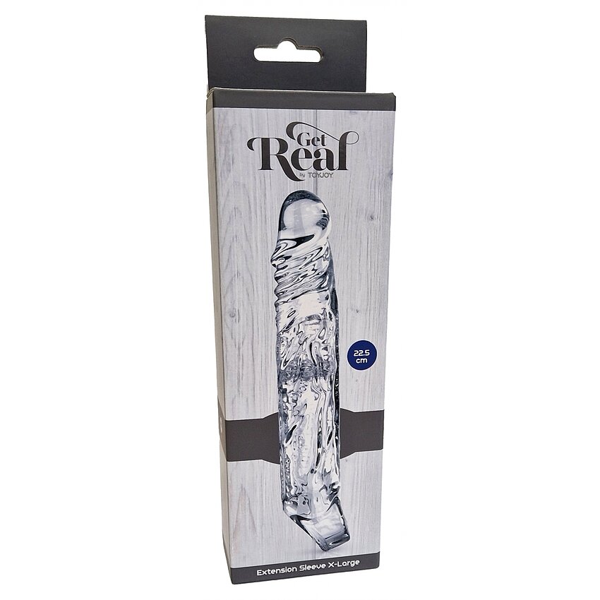ToyJoy Extension Sleeve XLarge +9.5 cm – Discret Transparent