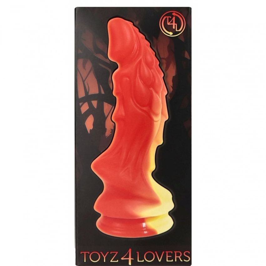 Toyz4lovers Ade Gode Monster Dildo Din silicon cu Ventuză Roșu
