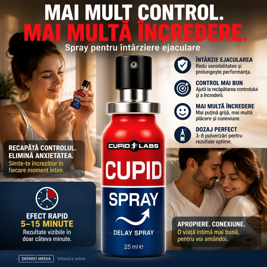 Tratament Ejaculare Prea rapidă Atomizator Cupid Delay 25ml