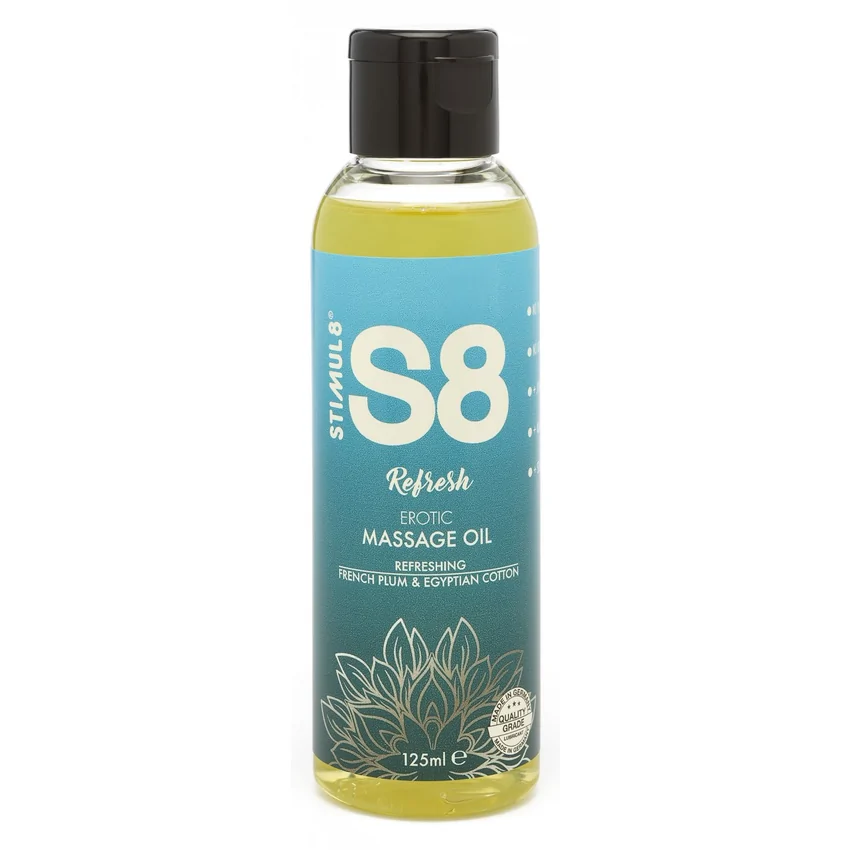 Ulei de Masaj S8 Prune & Bumbac 125ml