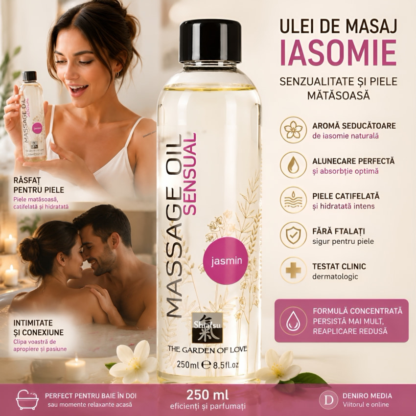 Ulei Frecție Shiatsu Iasomie 250 ml