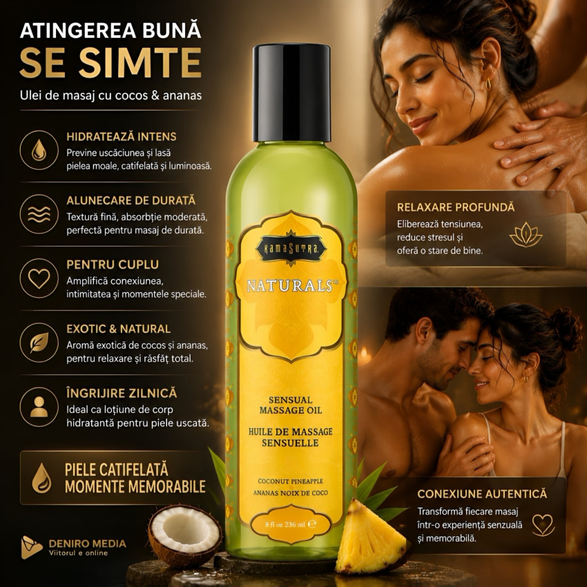 Ulei Pentru Frecție Cu Cocos Kama Sutra 236ml