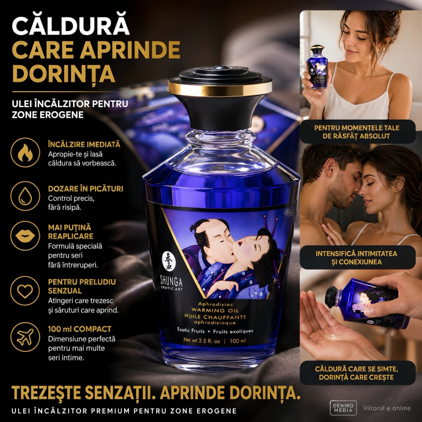 Ulei Seducător Stimulator Căldură Fructe Tropicale 100ml