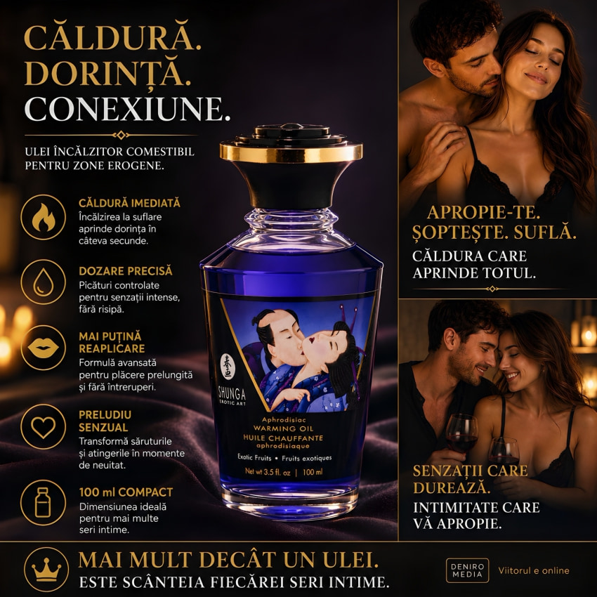 Ulei Seducător Stimulator Căldură Fructe Tropicale 100ml