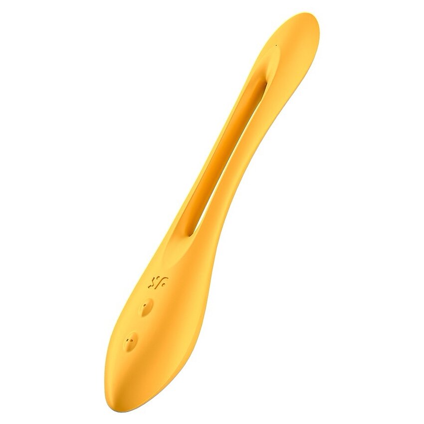 Vibrator Cuplu Elastic Joy Portocaliu