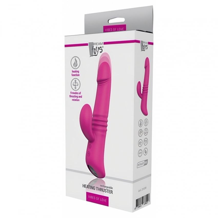 Vibrator Dream Toys Heating Thruster Fuchsia